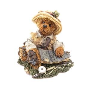 Otis...The Fisherman Bear 3.25" Boyds Bears Bearstone #2246-06 Vintage 1995